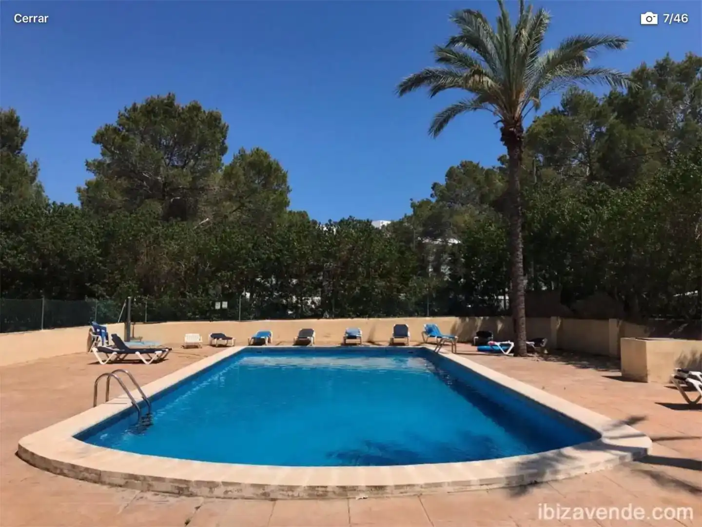 Piscina de Pis en venda en Sant Agustí - Cala de Bou  