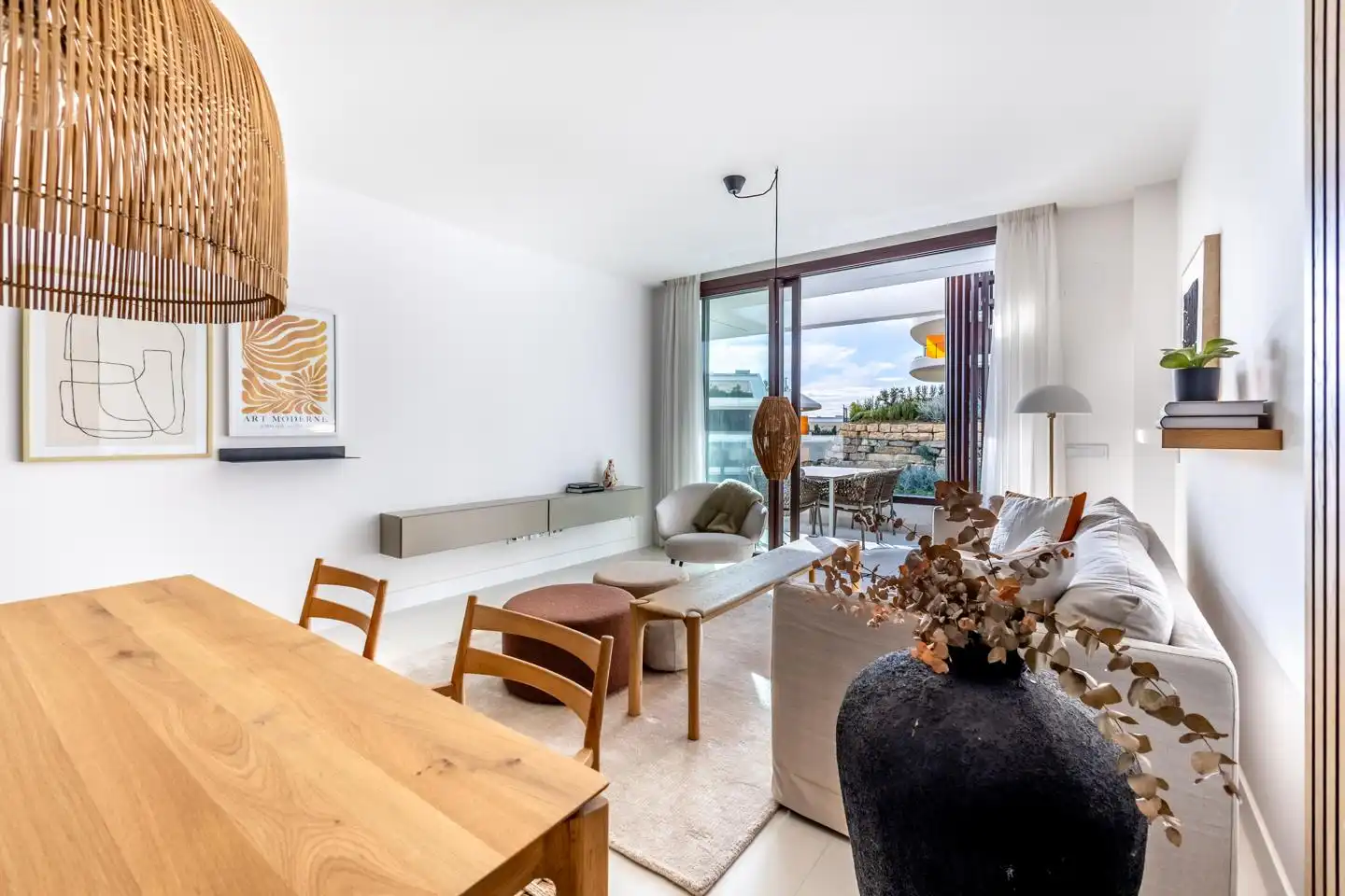 Wohnzimmer von Wohnung zum Verkauf in Fuengirola mit Terrasse und Schwimmbad