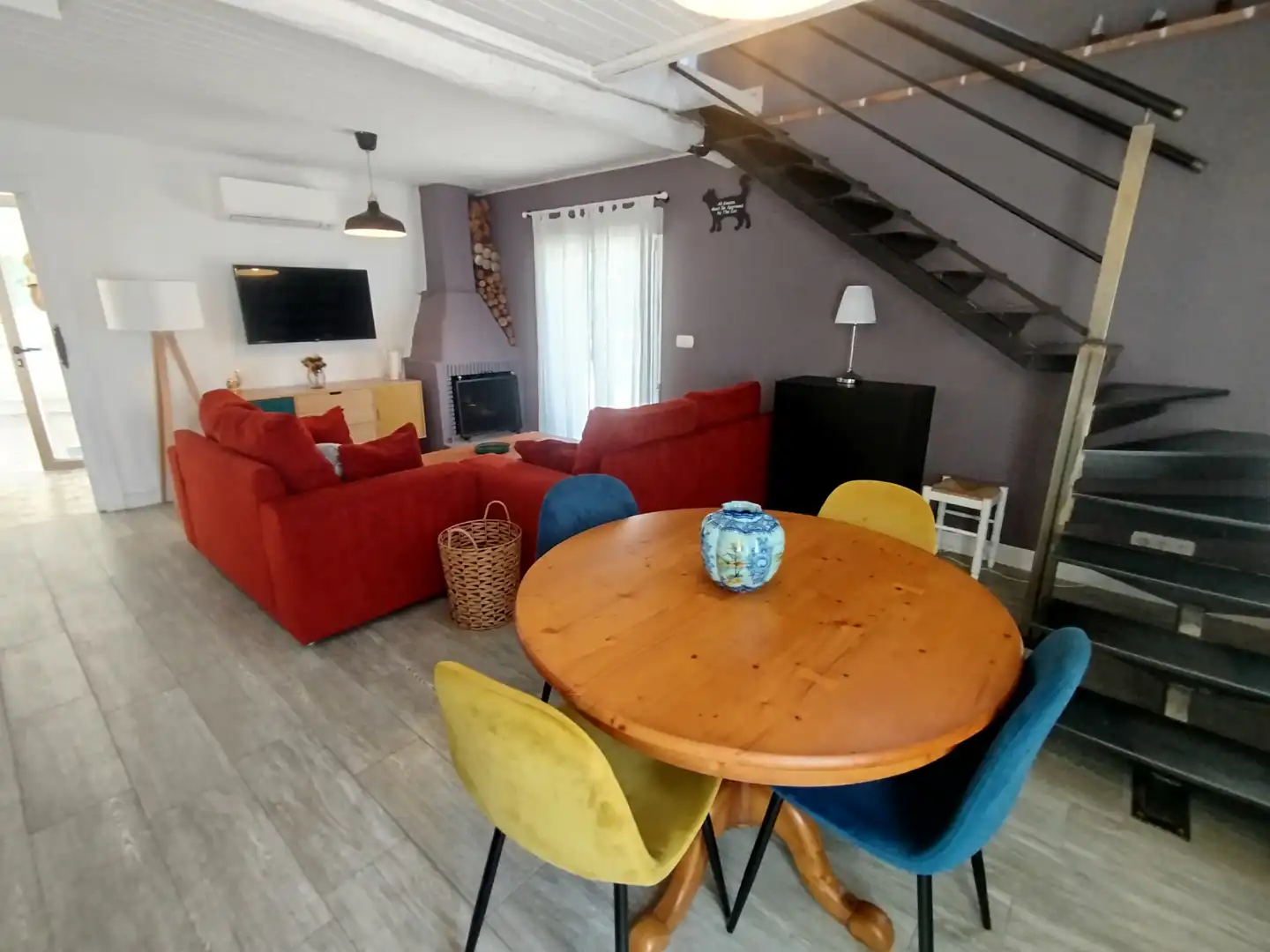 Sala de estar de Casa o chalet en venta en Cogeces de Íscar con Calefacción, Jardín privado y Terraza