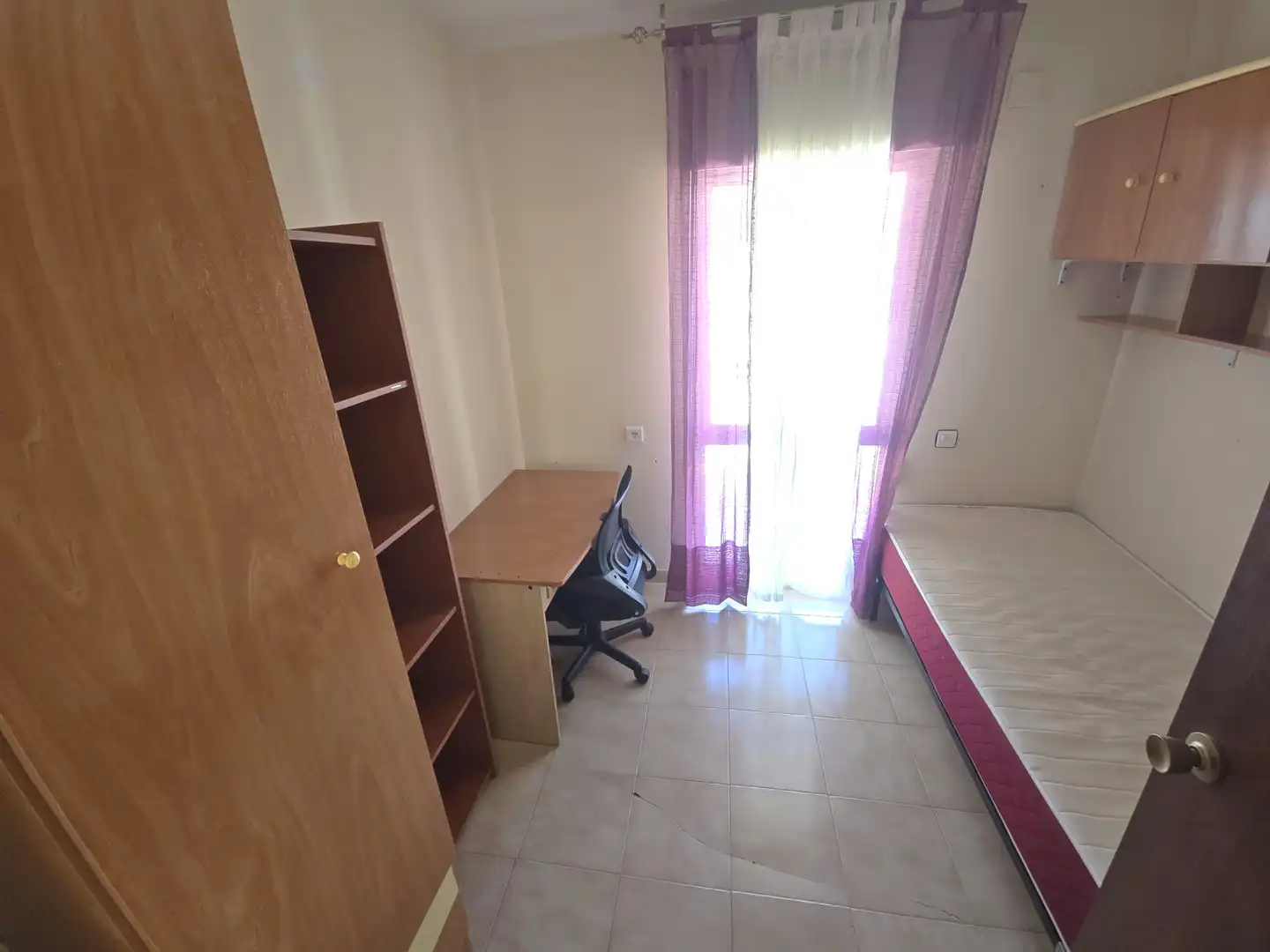Bedroom of Flat for rent in Cáceres  with Heating, Terrace and Furnished