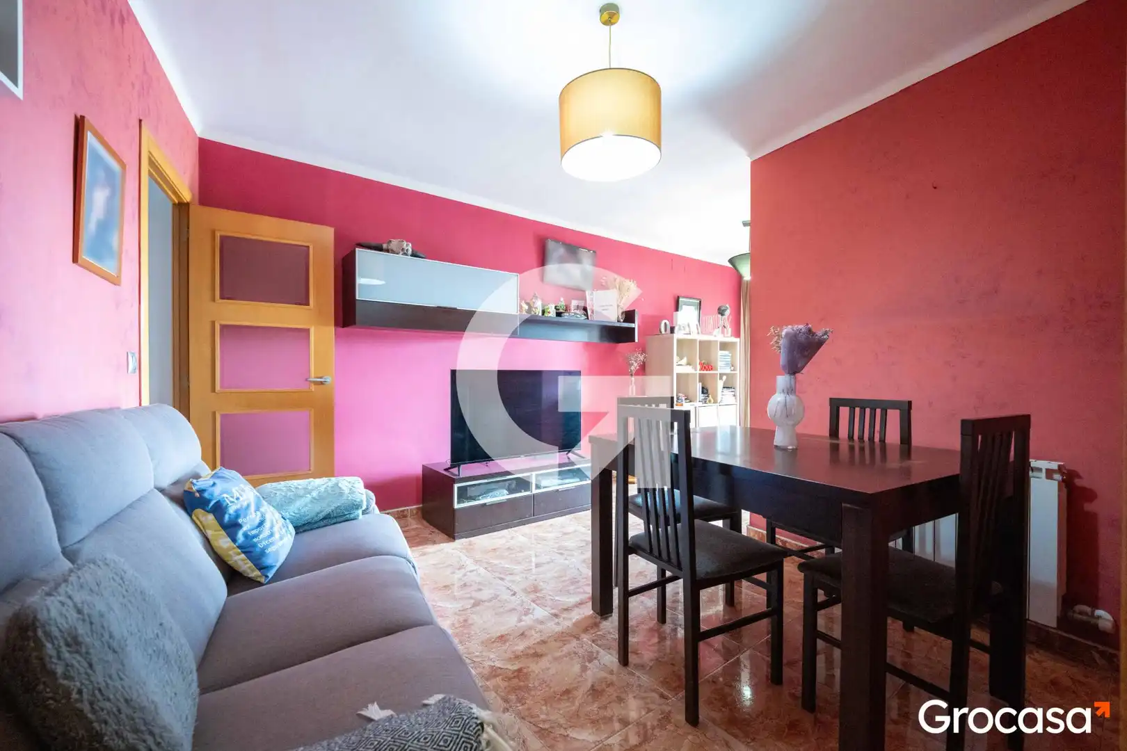 Sala de estar de Piso en venta en Mataró con Calefacción, Horno y TV