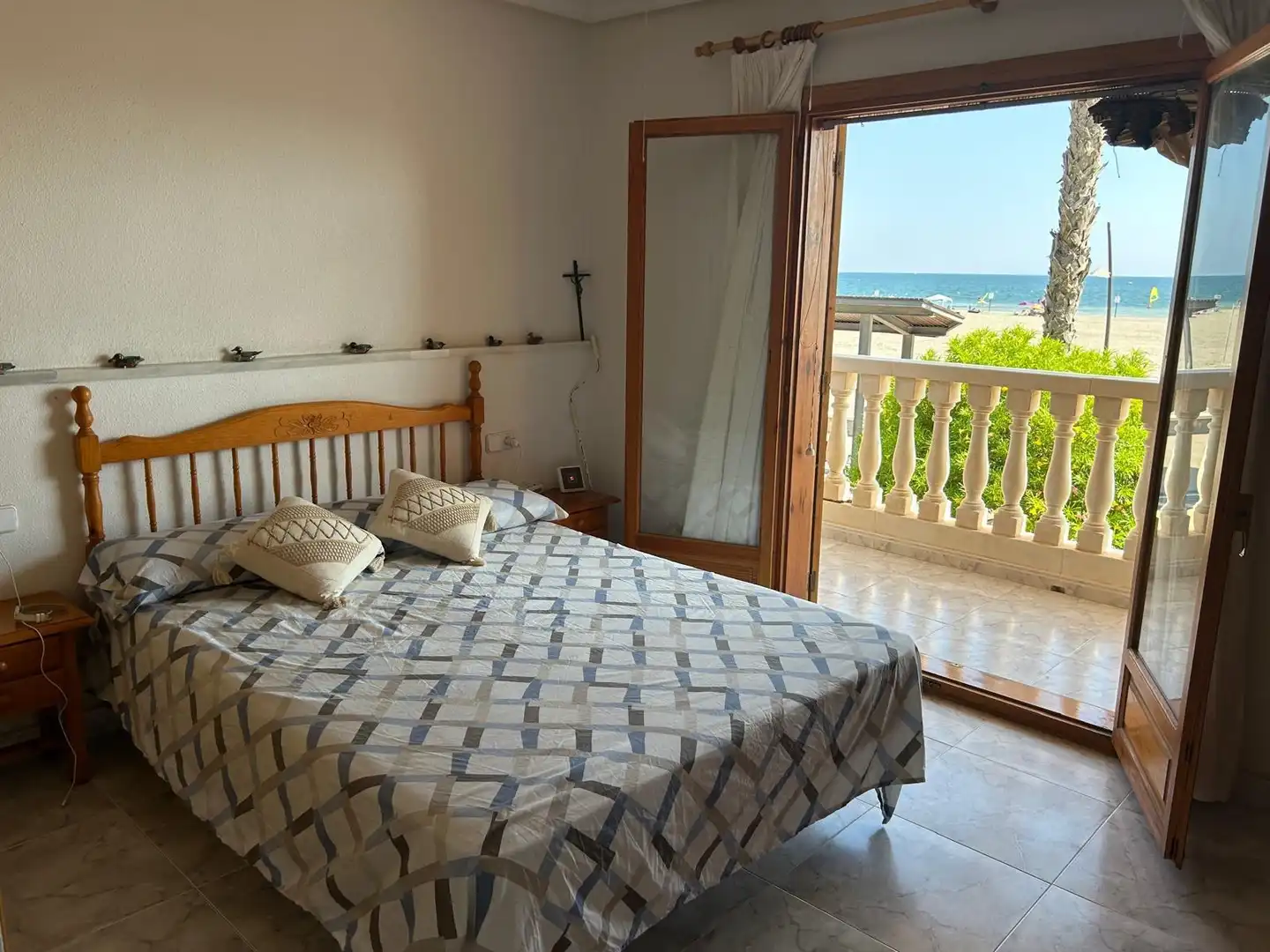 Schlafzimmer von Einfamilien-Reihenhaus zur Miete in Santa Pola mit Möbliert und Haustiere erlaubt