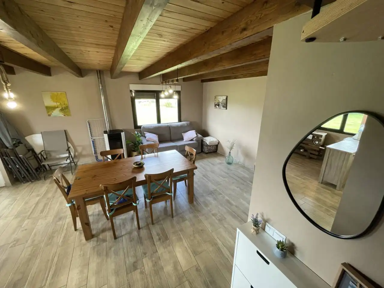 Sala de estar de Casa o chalet en venta en Coreses con Calefacción, Jardín privado y Piscina