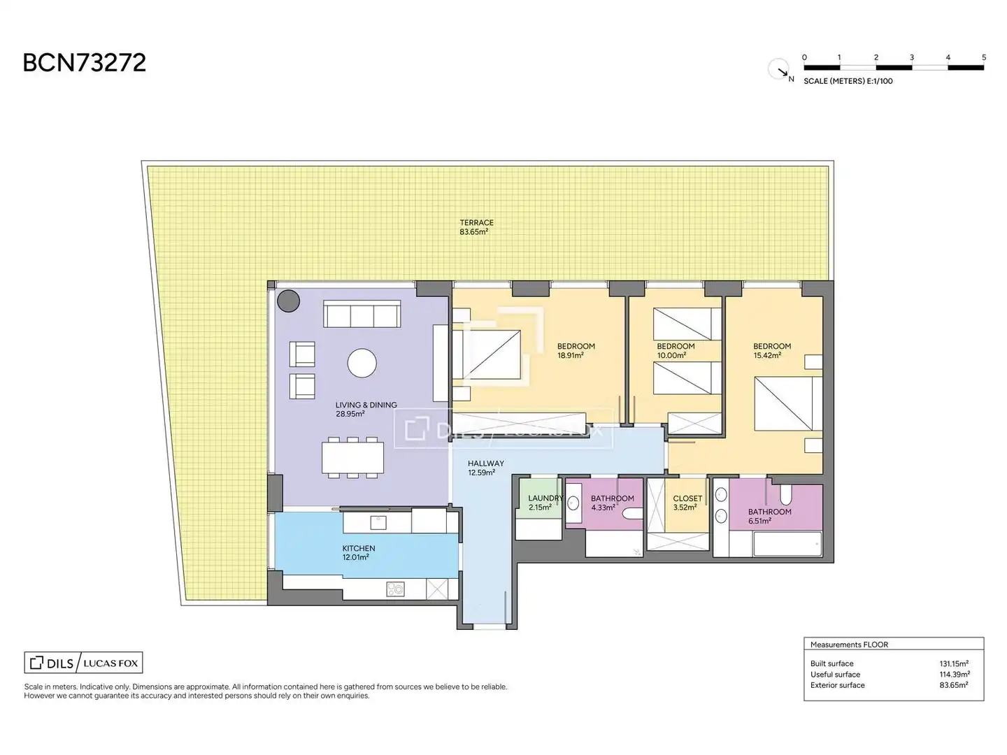 Piso en venta en Barcelona con Aire acondicionado, Calefacción y Jardín privado
