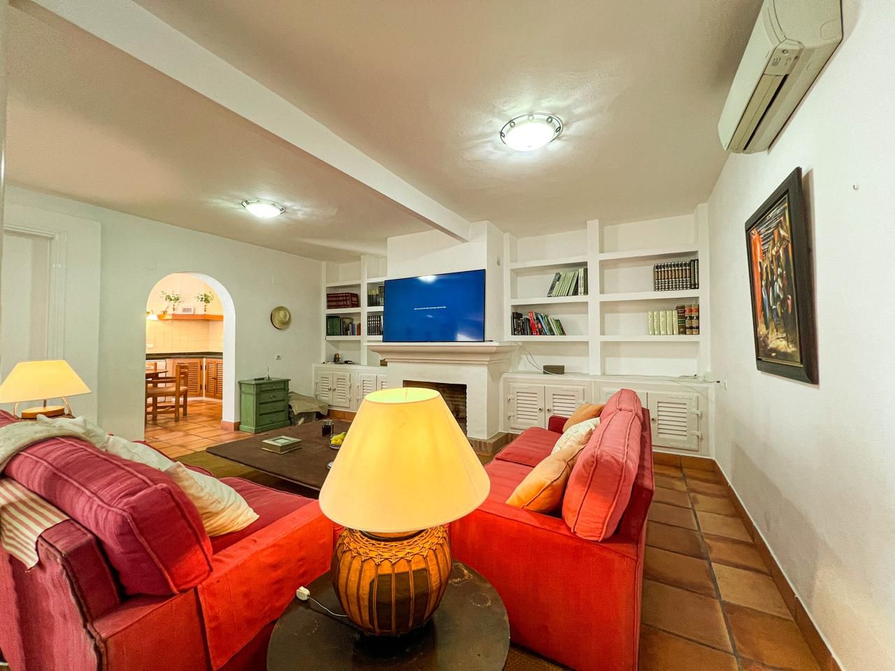 Sala de estar de Finca rústica en venta en San Martín del Tesorillo con Jardín privado, Terraza y Trastero