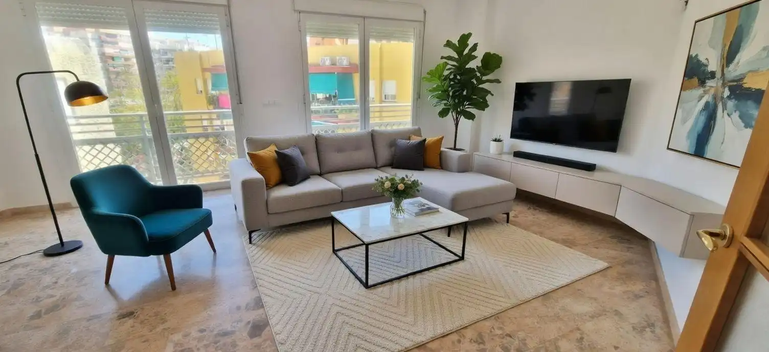 Living room of Flat for sale in Fuengirola