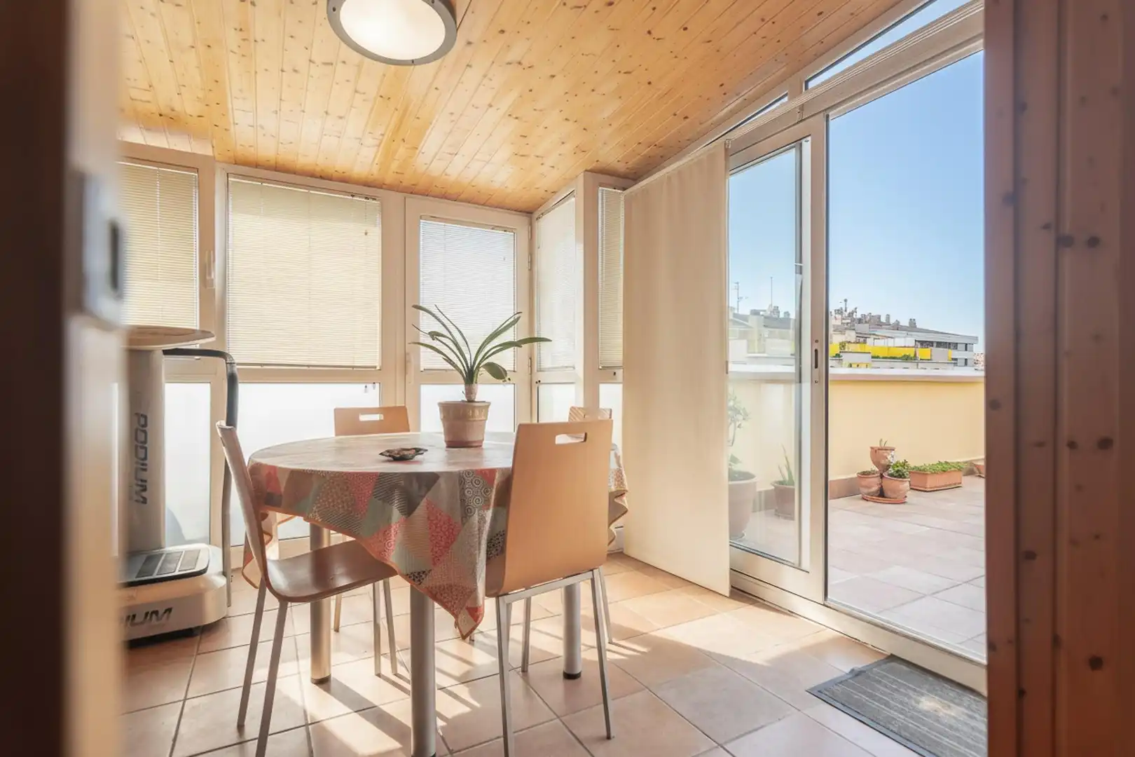 Balcony of Attic for sale in  Pamplona / Iruña  with Air Conditioner, Heating and Parquet flooring