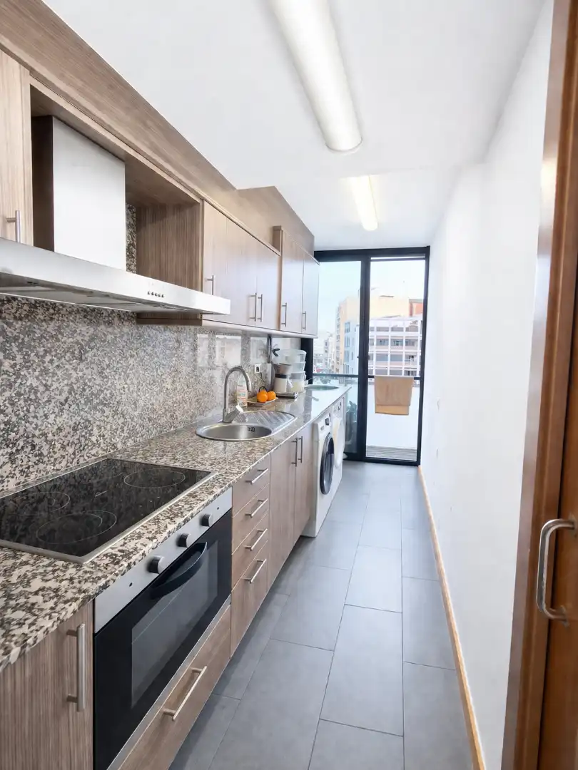 Kitchen of Attic for sale in Palamós  with Parquet flooring, Terrace and Storage room