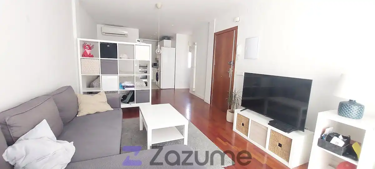 Sala d'estar de Estudi de lloguer en Madrid amb Aire condicionat, Calefacció i Parquet