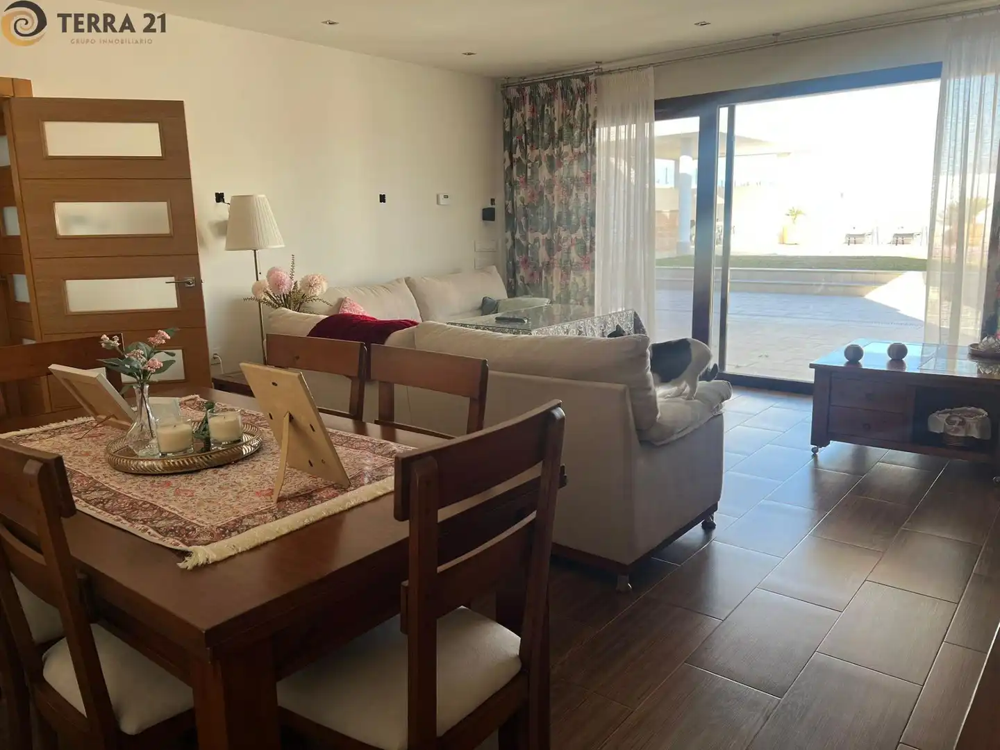 Living room of Houses for sale in Jaén  with Air Conditioner, Private garden and Swimming Pool