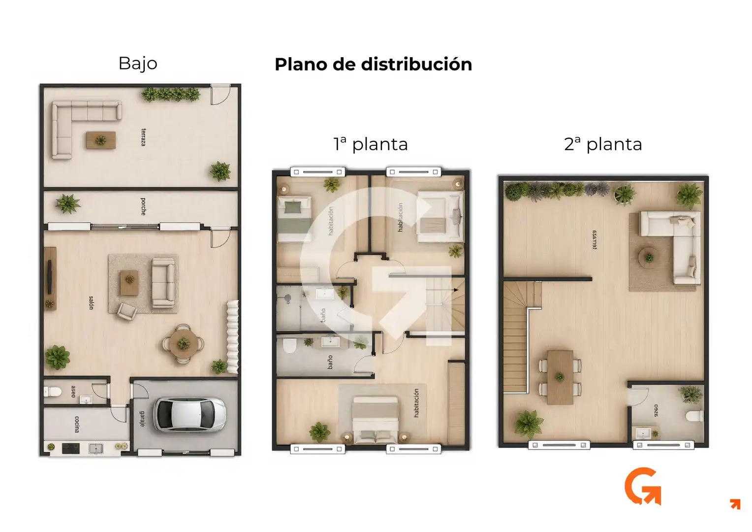 Casa adosada en venda en Cubelles amb Aire condicionat, Calefacció i Jardí privat