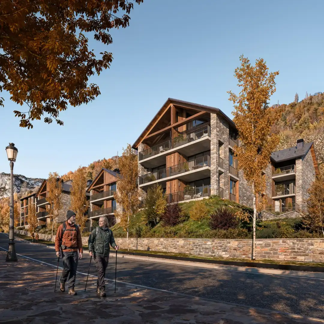 Vista exterior de Piso en venta en Panticosa con Trastero y Piscina comunitaria