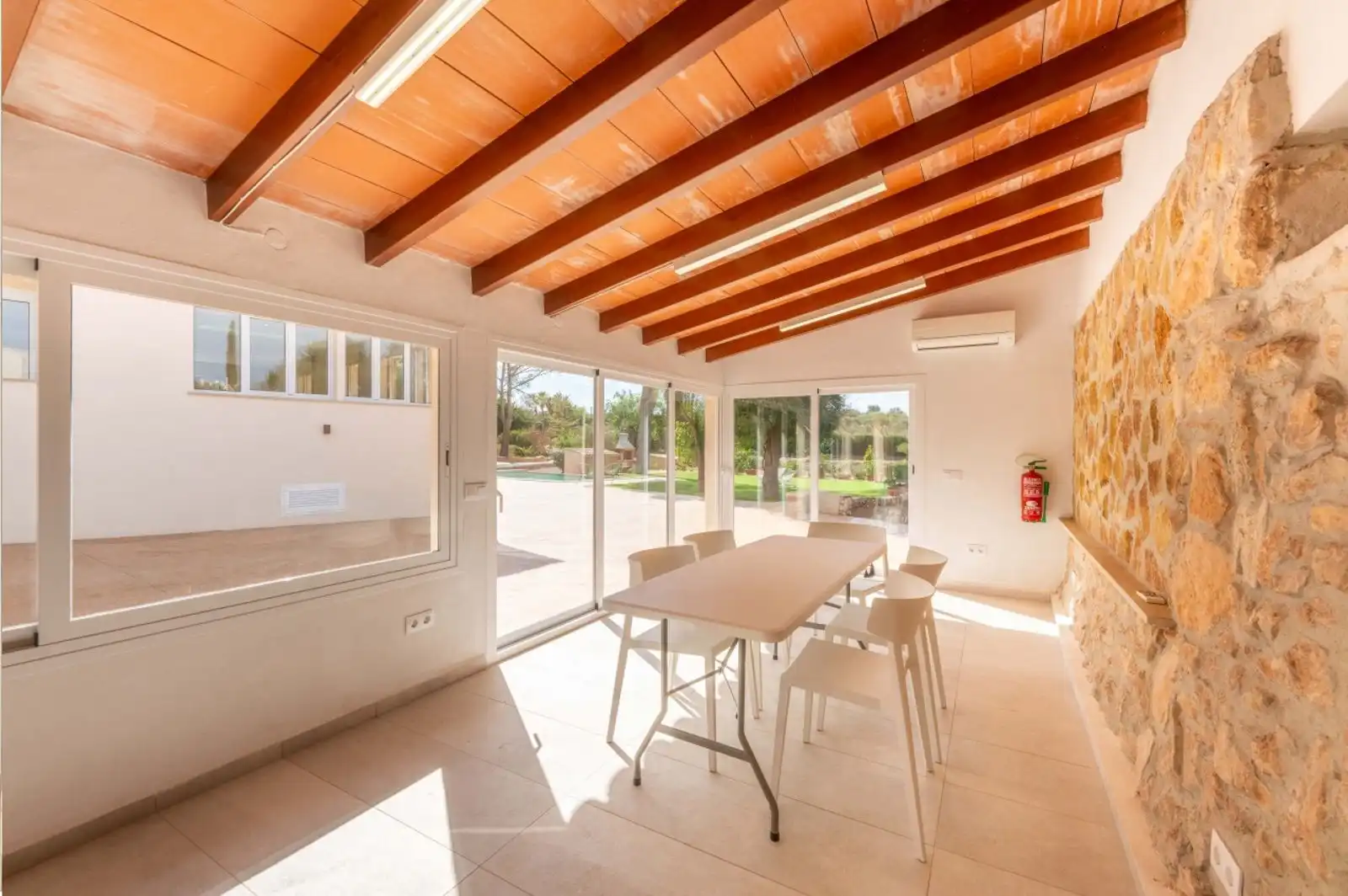 Terrassa de Finca rústica en venda en  Palma de Mallorca amb Aire condicionat, Calefacció i Jardí privat