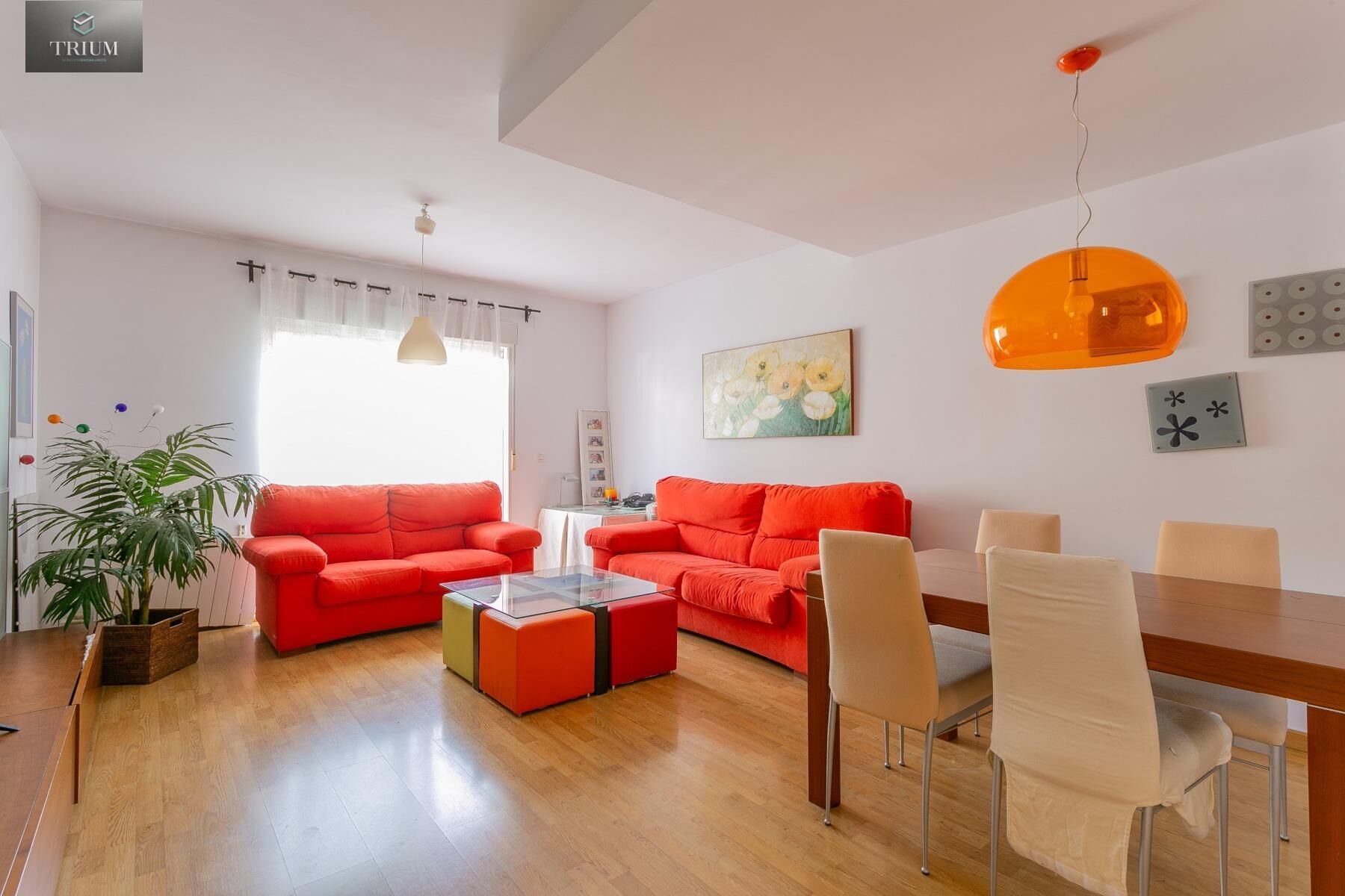 Living room of Single-family semi-detached for sale in Armilla  with Heating, Parquet flooring and Terrace