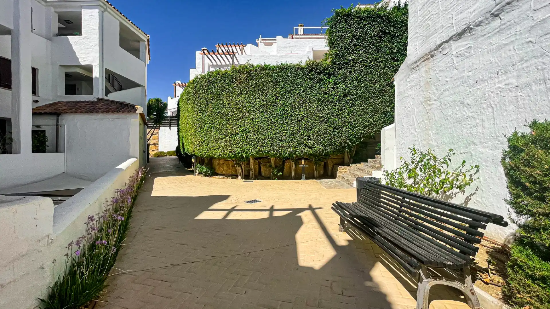 Garden of Flat for sale in Casares  with Air Conditioner, Private garden and Terrace