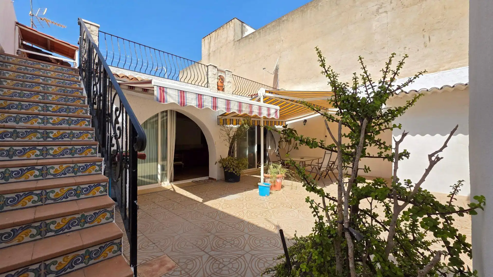Terraza de Casa o chalet en venta en Daimús con Aire acondicionado, Jardín privado y Terraza