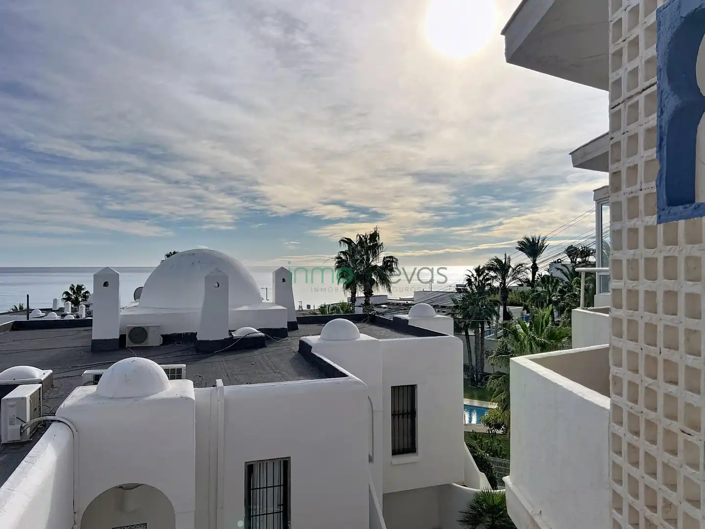 Vista exterior de Estudio en venta en Mojácar con Aire acondicionado, Jardín privado y Terraza