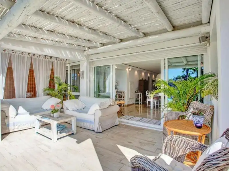 Terrassa de Casa o xalet de lloguer en Marbella amb Aire condicionat, Jardí privat i Terrassa