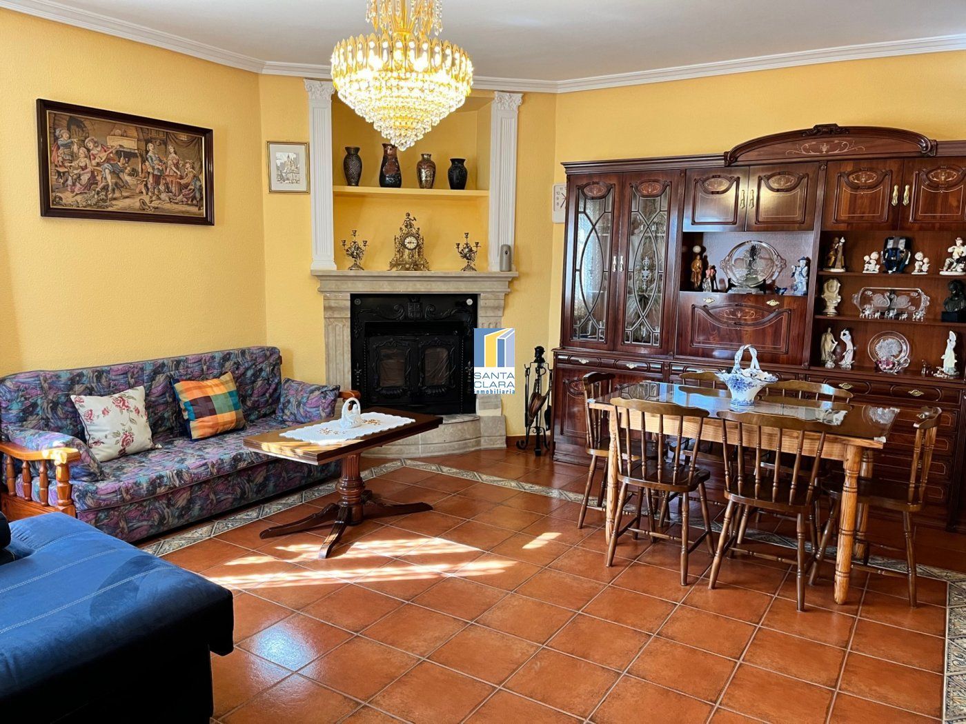 Sala d'estar de Finca rústica en venda en Arcenillas amb Calefacció, Jardí privat i Terrassa