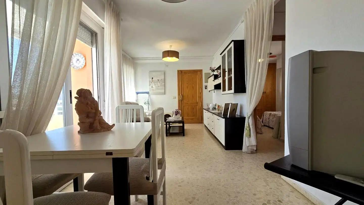 Dining room of Apartments for rent in Gandia  with Terrace, Furnished and Community pool