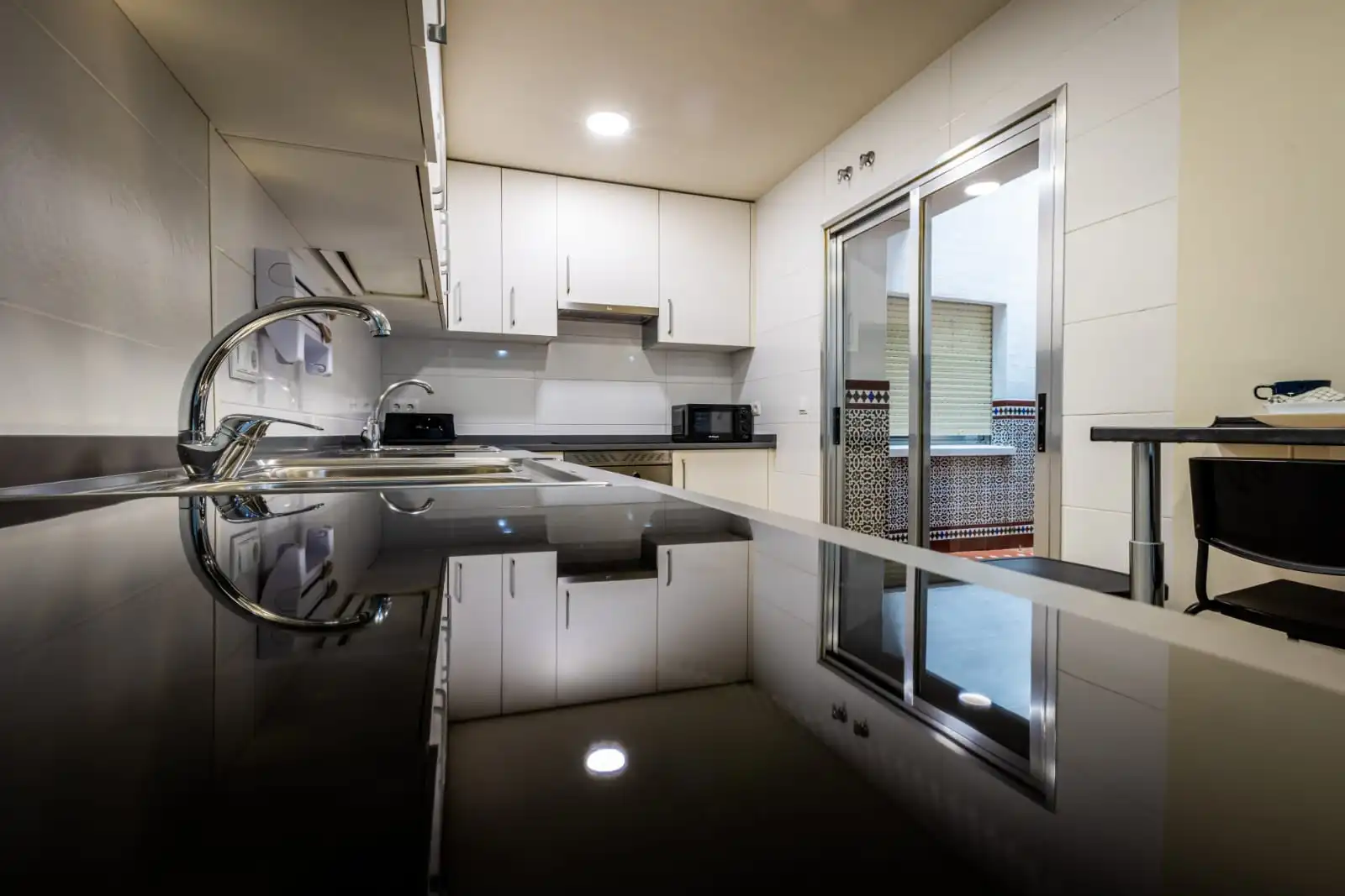 Kitchen of Flat for share in Parla  with Heating, Furnished and Oven