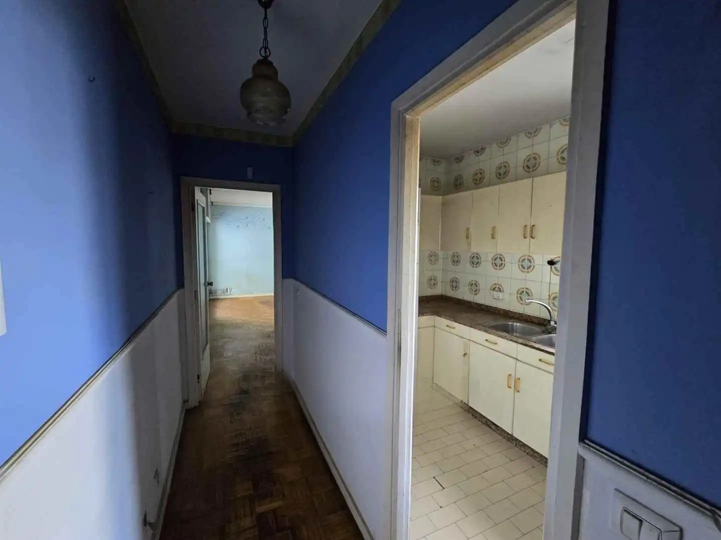 Küche von Wohnung zum Verkauf in Pontevedra Capital  mit Privatgarten