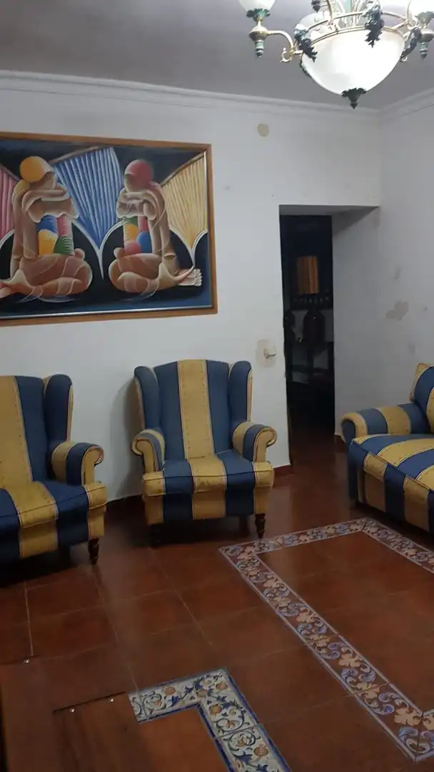 Sala de estar de Casa adosada en venta en Marbella con Aire acondicionado, Jardín privado y Terraza