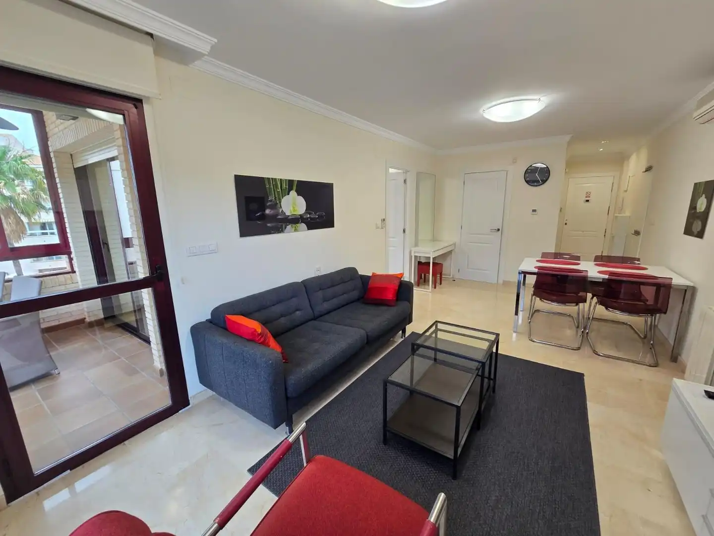 Living room of Apartments for rent in L'Alfàs del Pi  with Air Conditioner, Heating and Terrace
