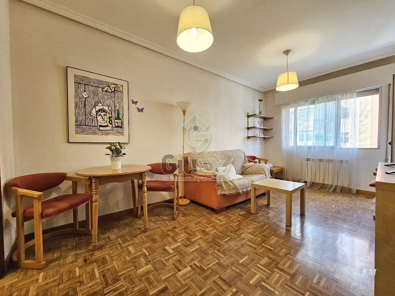 Sala de estar de Piso de alquiler en Cáceres con Aire acondicionado, Calefacción y Parquet