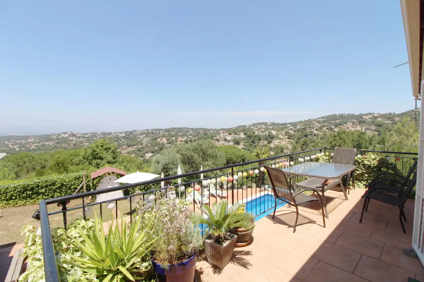 Terrassa de Casa o xalet en venda en Lloret de Mar amb Aire condicionat, Jardí privat i Terrassa