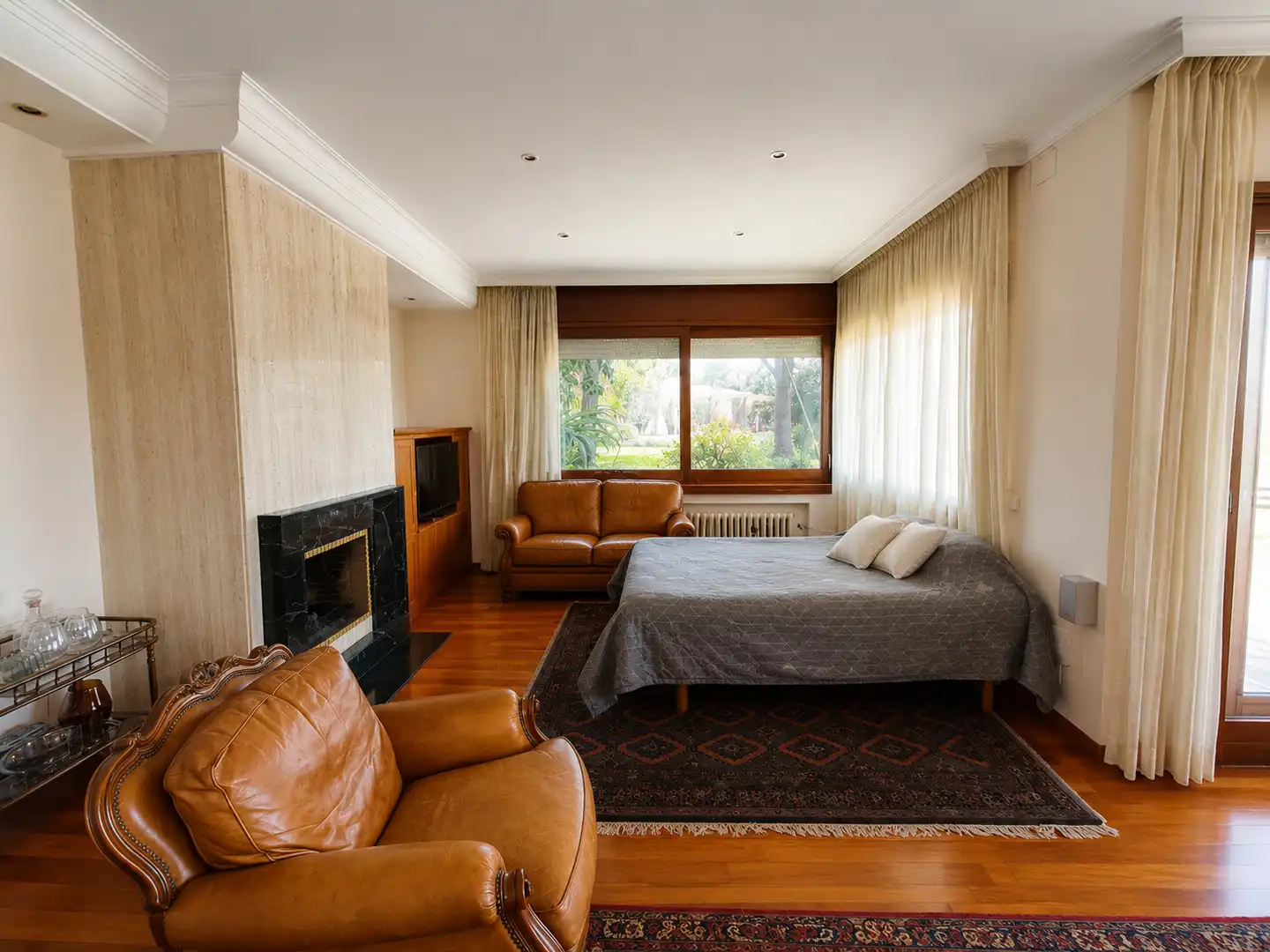 Sala d'estar de Casa o xalet de lloguer en Girona amb Aire condicionat, Calefacció i Jardí privat