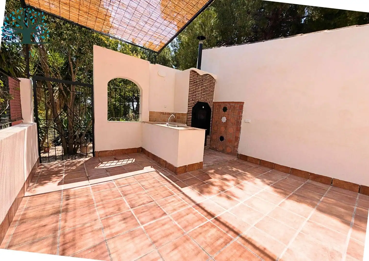 Terrasse von Maisonette zum Verkauf in Totana mit Klimaanlage, Privatgarten und Terrasse