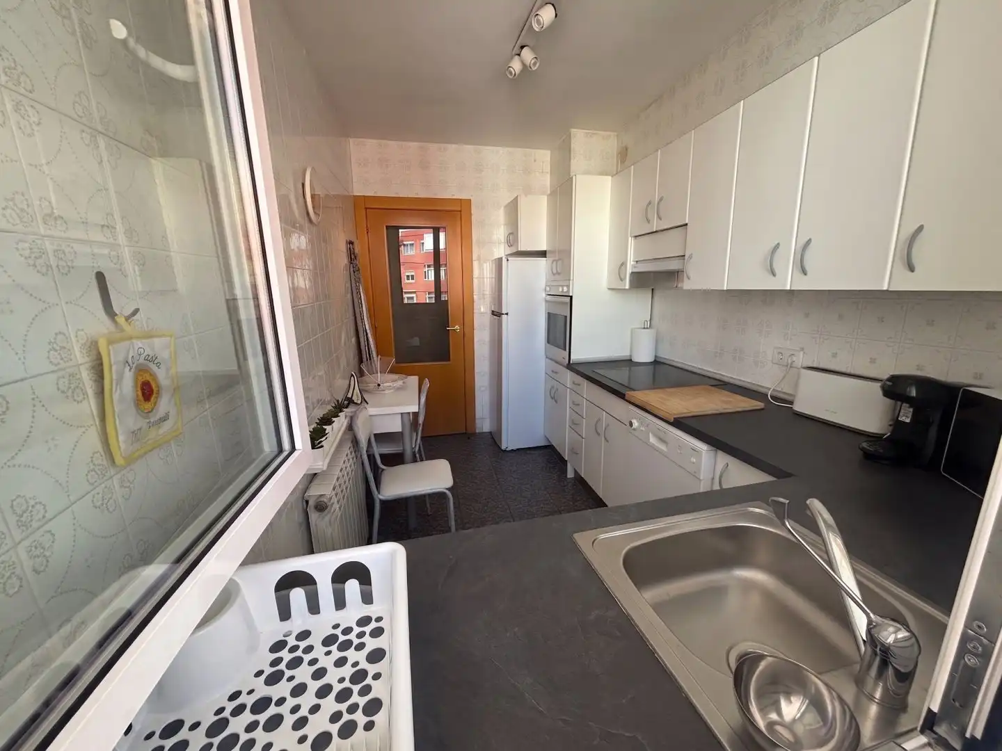Küche von Wohnung zur Miete in Valladolid mit Heizung, Terrasse und Möbliert