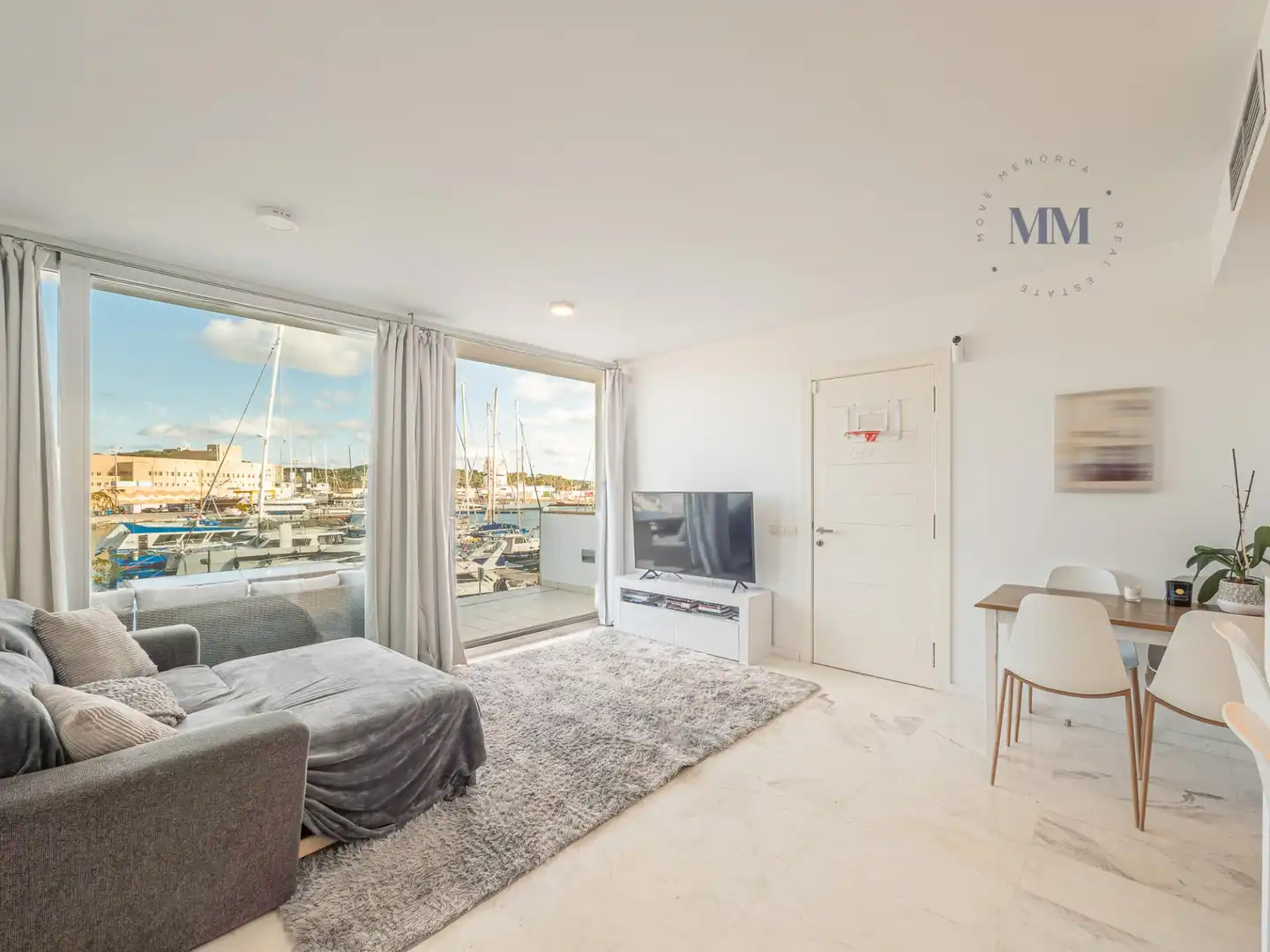 Sala d'estar de Apartament en venda en Maó - Mahón amb Aire condicionat, Calefacció i Terrassa