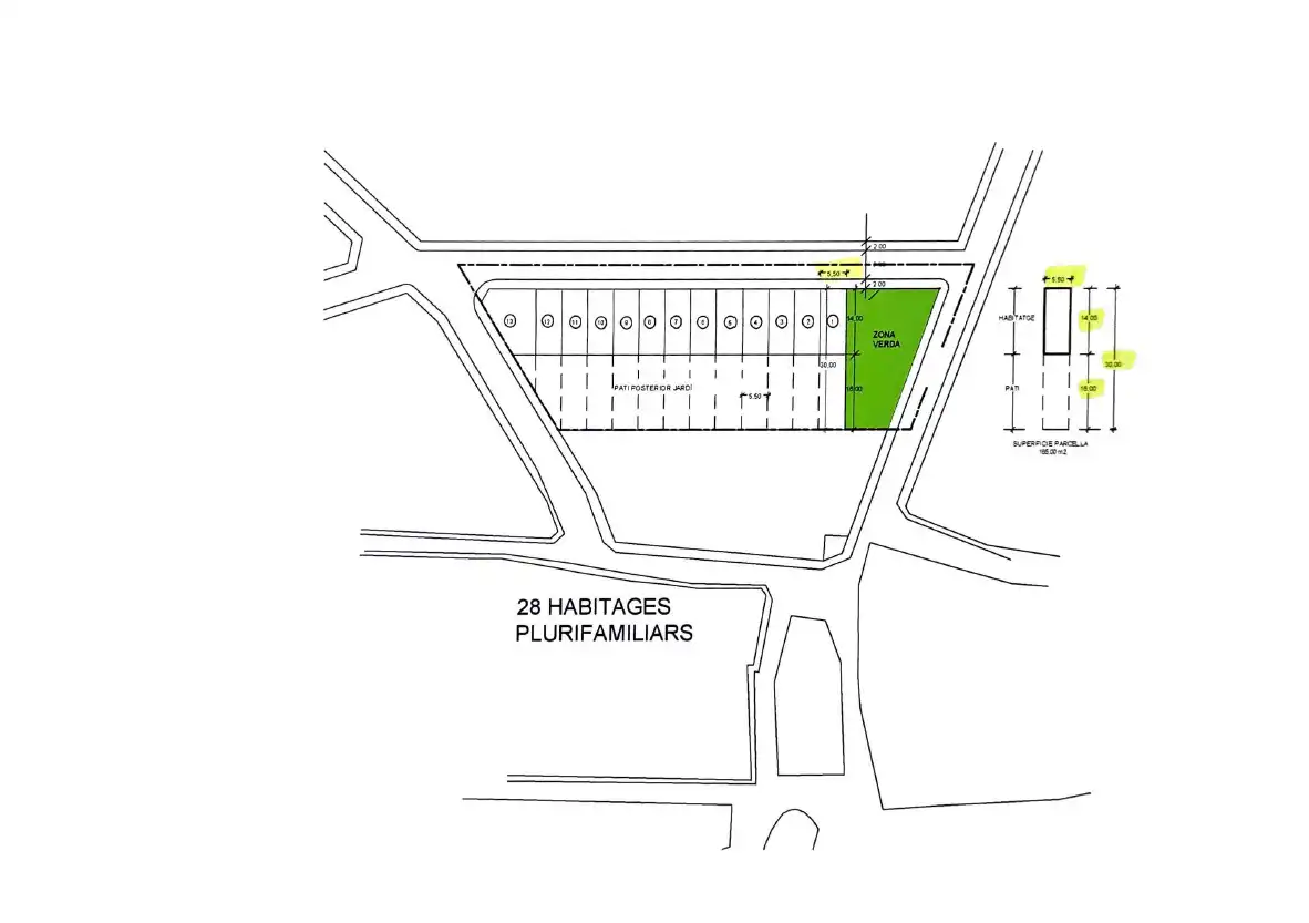 Terreno en venta en Els Prats de Rei