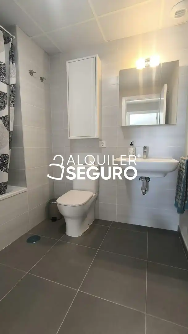 Baño de Piso de alquiler en Sevilla con Aire acondicionado, Trastero y Piscina
