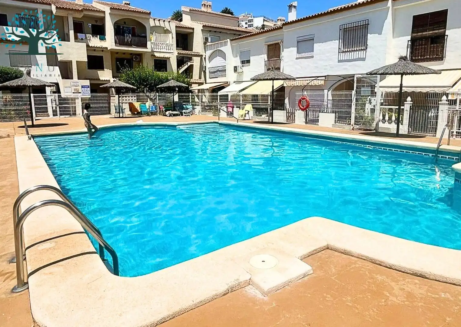 Piscina de Apartament en venda en Mazarrón amb Aire condicionat, Terrassa i Moblat
