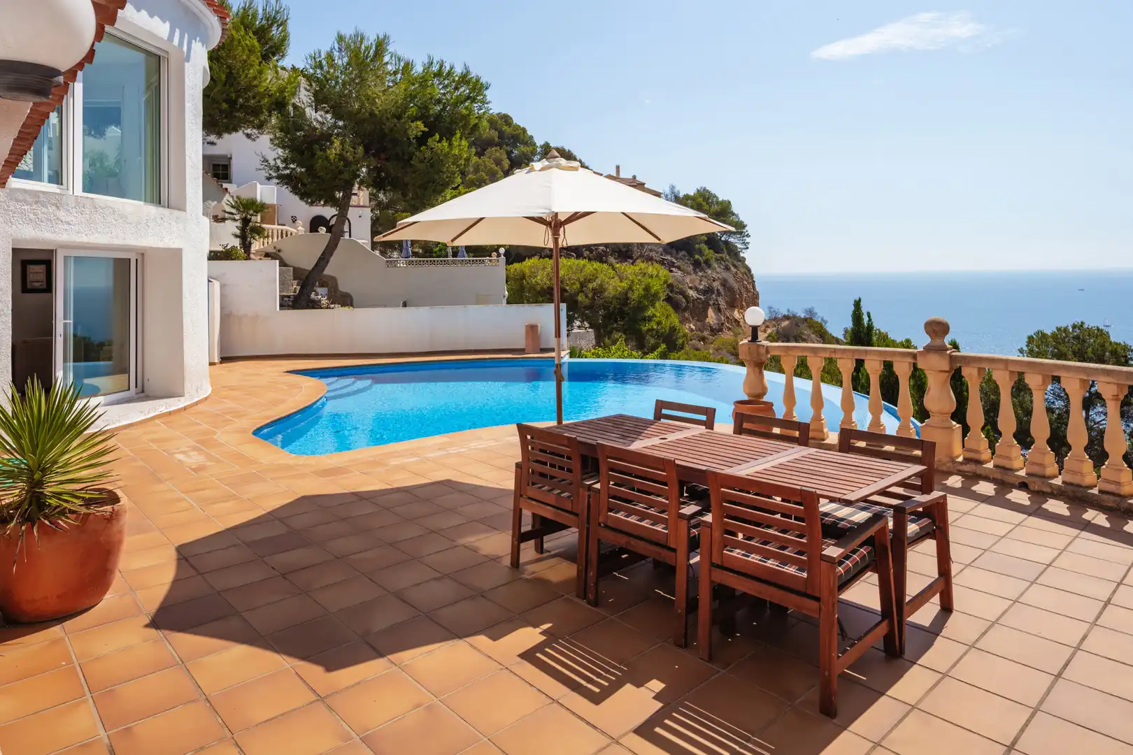 Terraza de Casa o chalet en venta en Jávea / Xàbia con Aire acondicionado, Jardín privado y Terraza