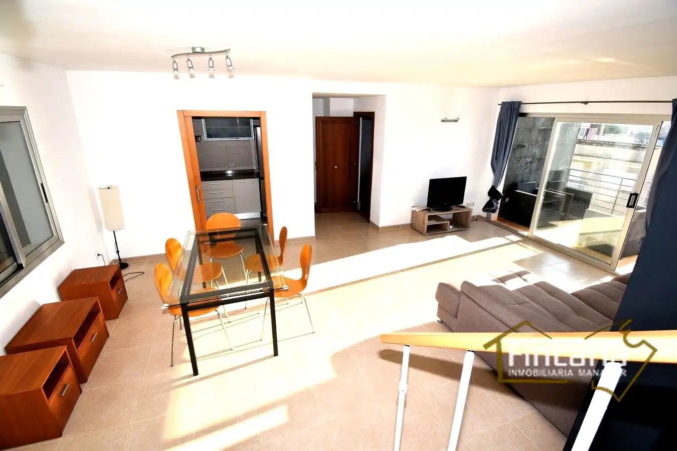 Wohnzimmer von Dachboden zum Verkauf in Manacor mit Terrasse, Abstellraum und Balkon