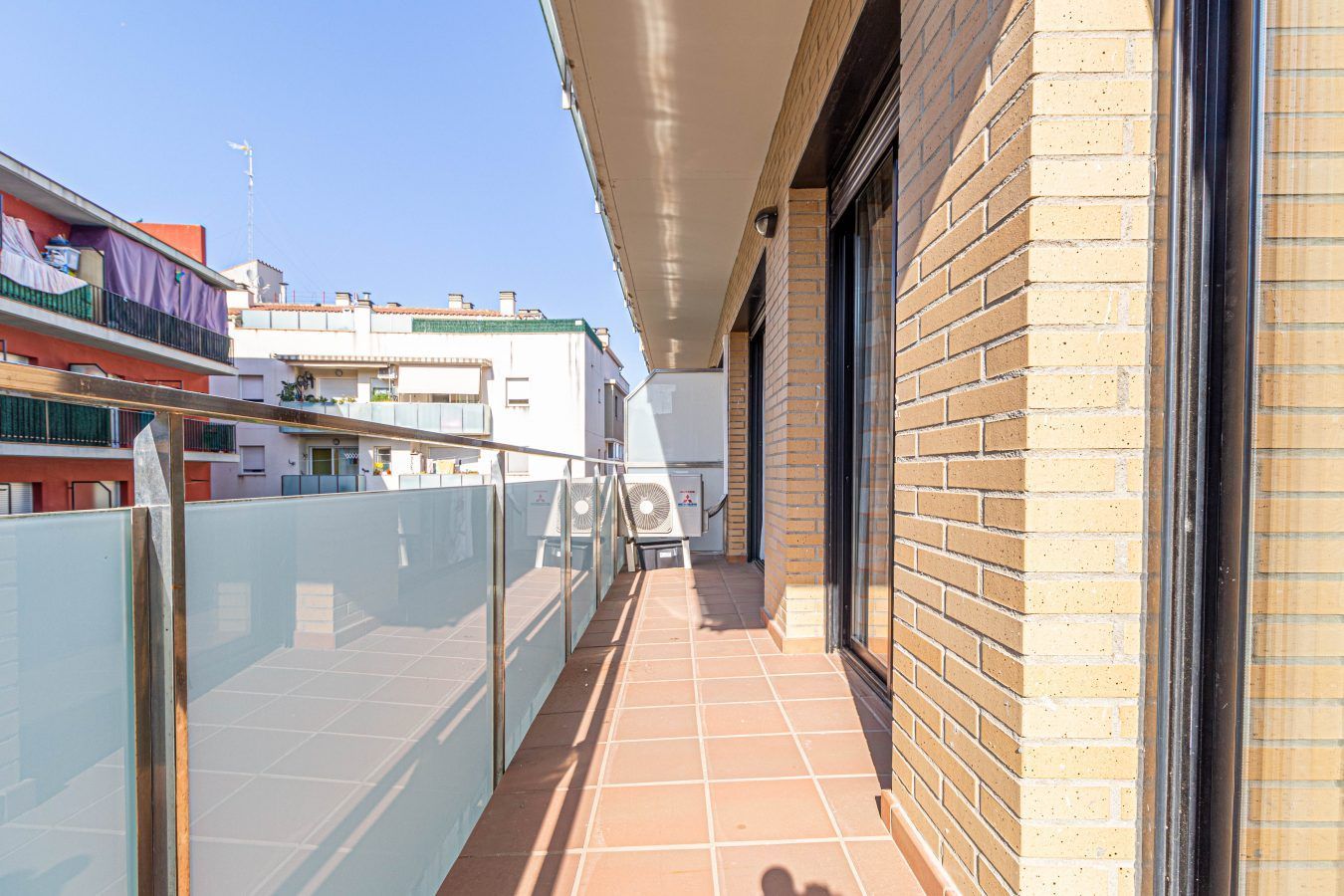 Terrace of Flat for sale in Figueres  with Air Conditioner, Heating and Balcony