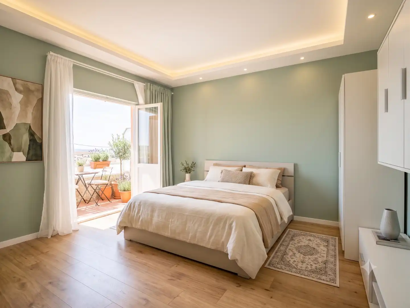 Bedroom of Flat for sale in Illueca  with Air Conditioner, Heating and Parquet flooring