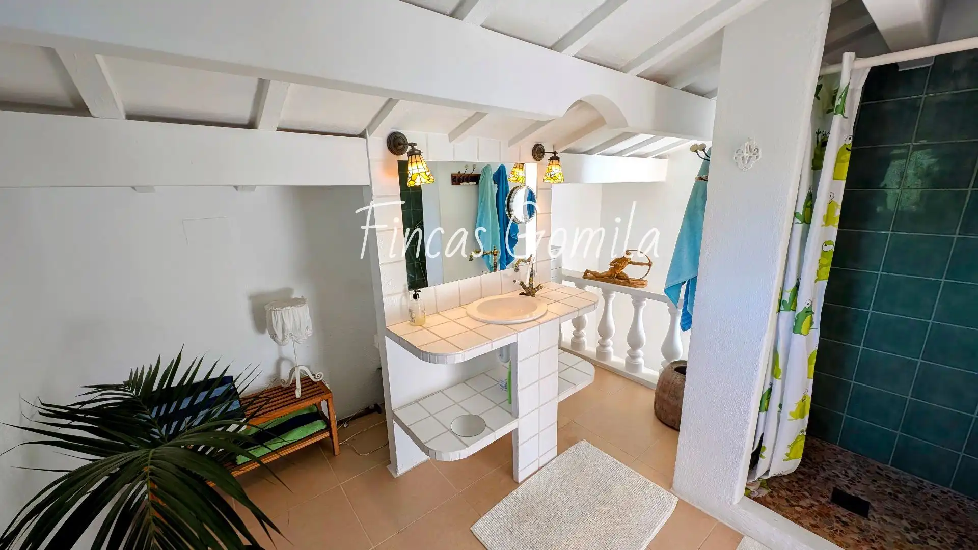 Baño de Finca rústica en venta en Sant Lluís con Jardín privado