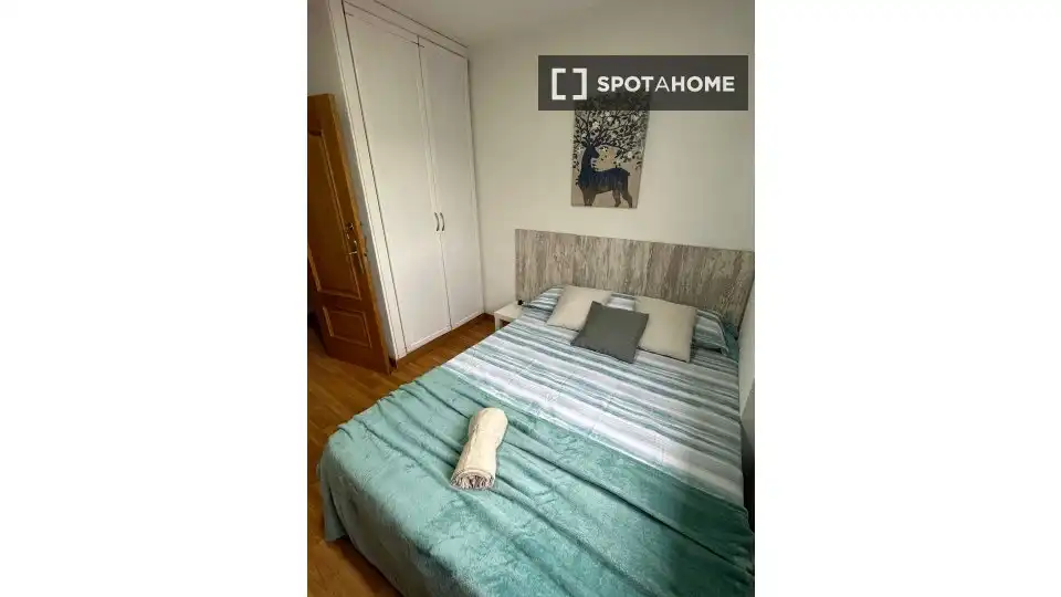 Bedroom of Flat for rent in Alcalá de Henares  with Air Conditioner, Heating and Furnished