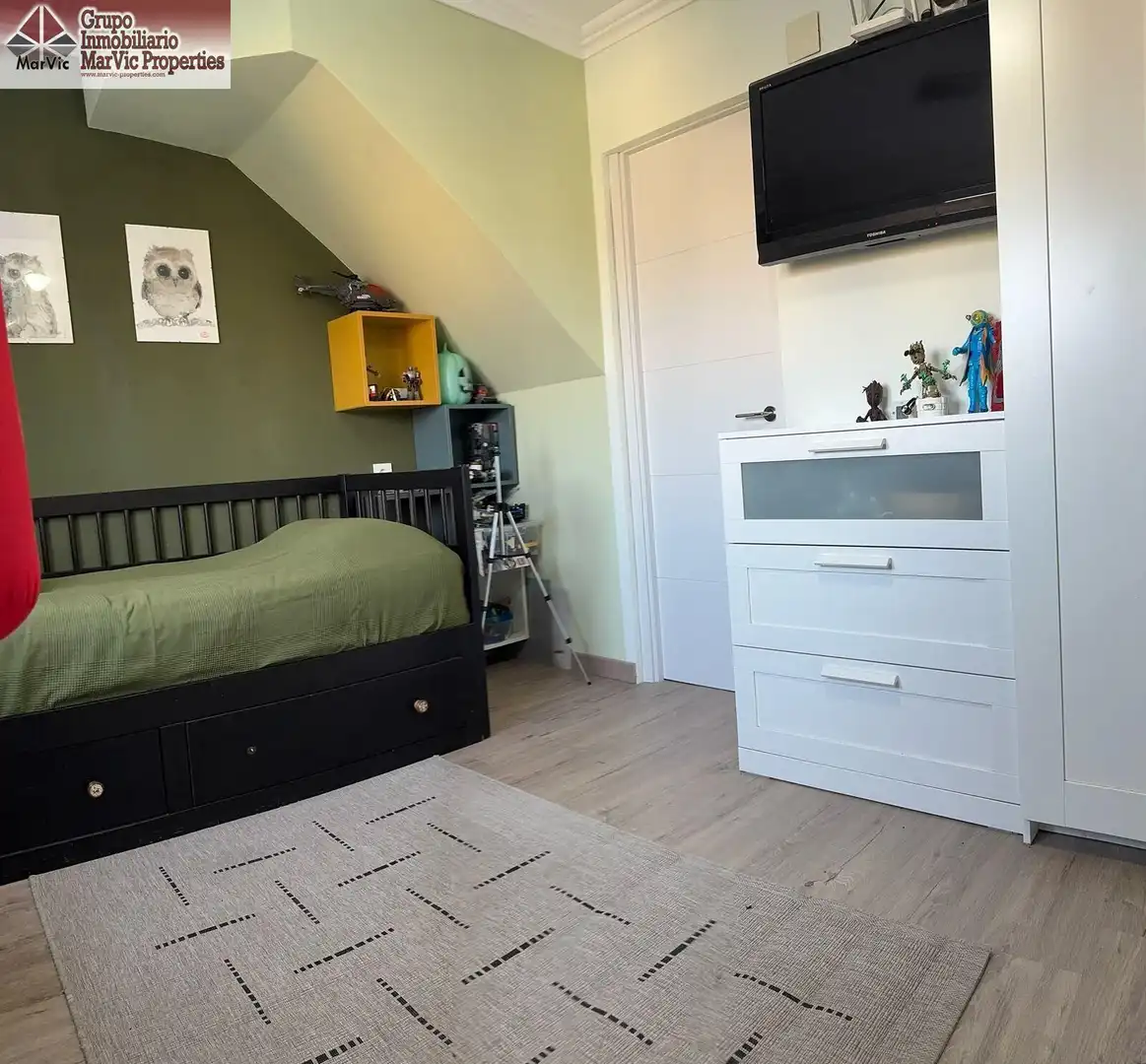 Schlafzimmer von Maisonette zum Verkauf in Benidorm mit Klimaanlage, Privatgarten und Möbliert
