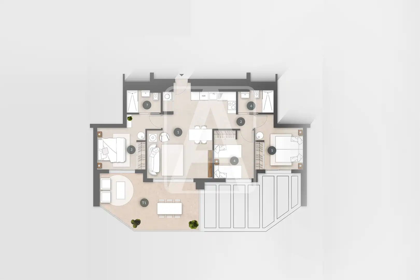 Apartamento con piscina en venta en Marisol Park - Ortembach - Los Almendros, imagen 9