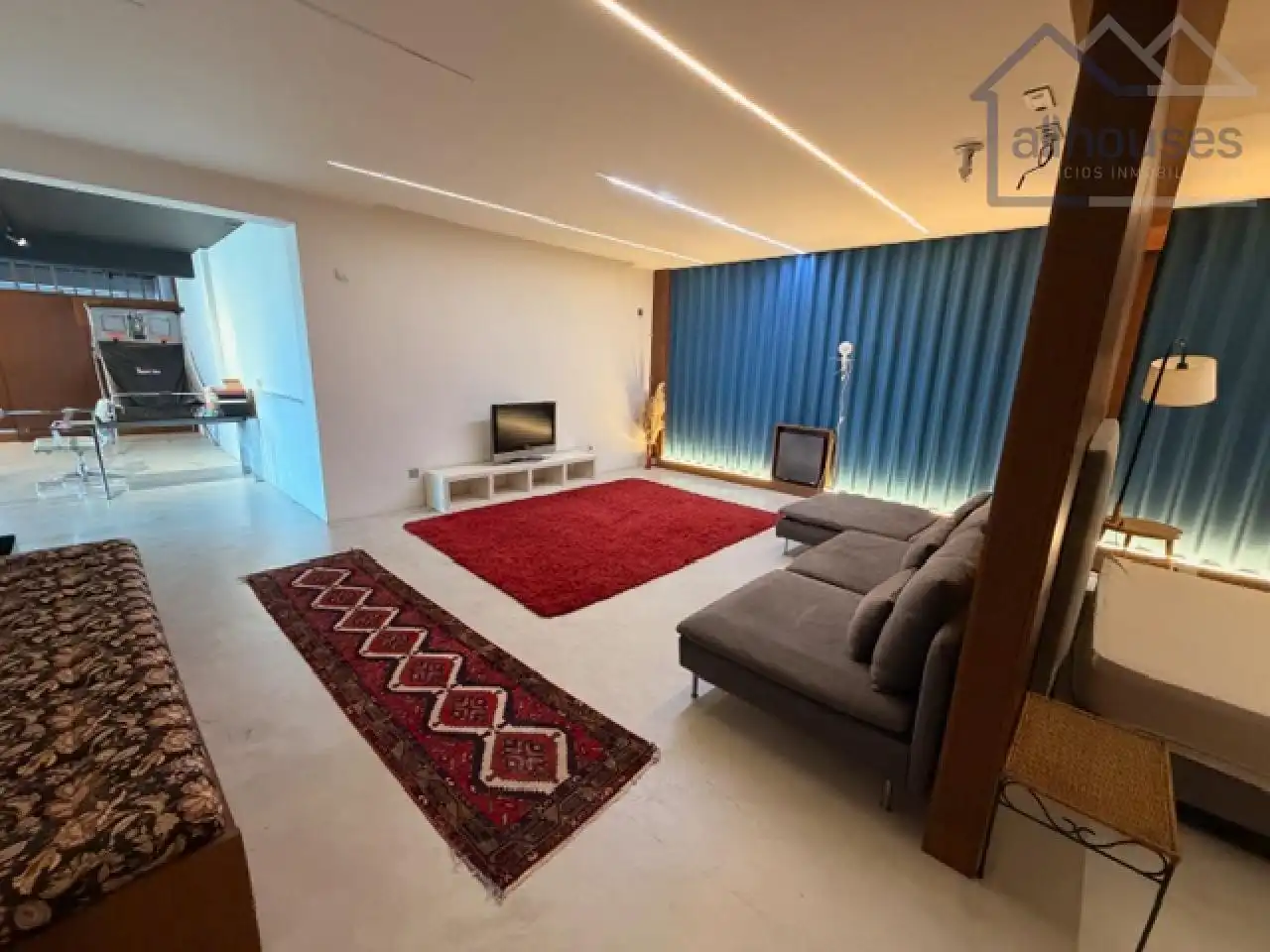 Sala de estar de Loft de alquiler en Vigo  con Calefacción, Trastero y Amueblado