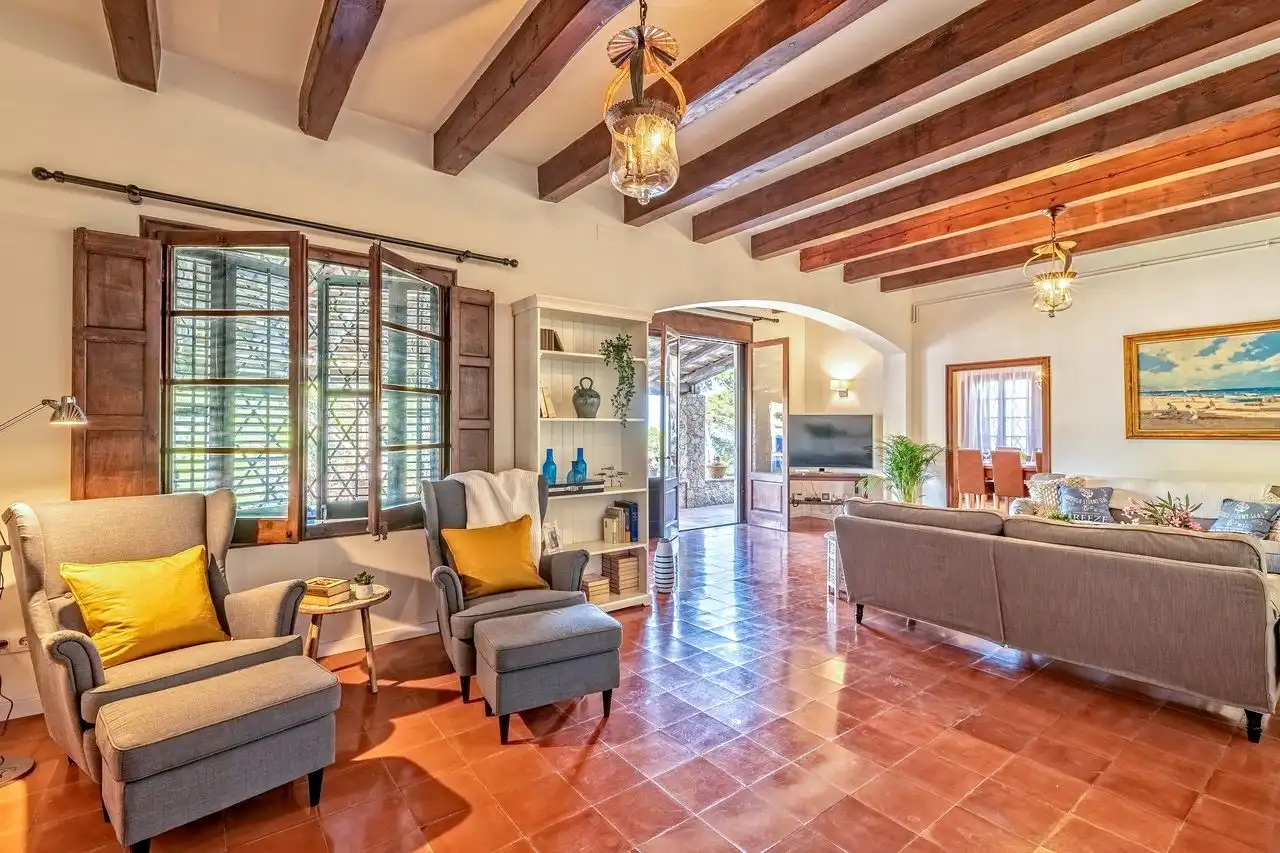 Living room of Houses for sale in Palafrugell  with Heating, Terrace and Swimming Pool