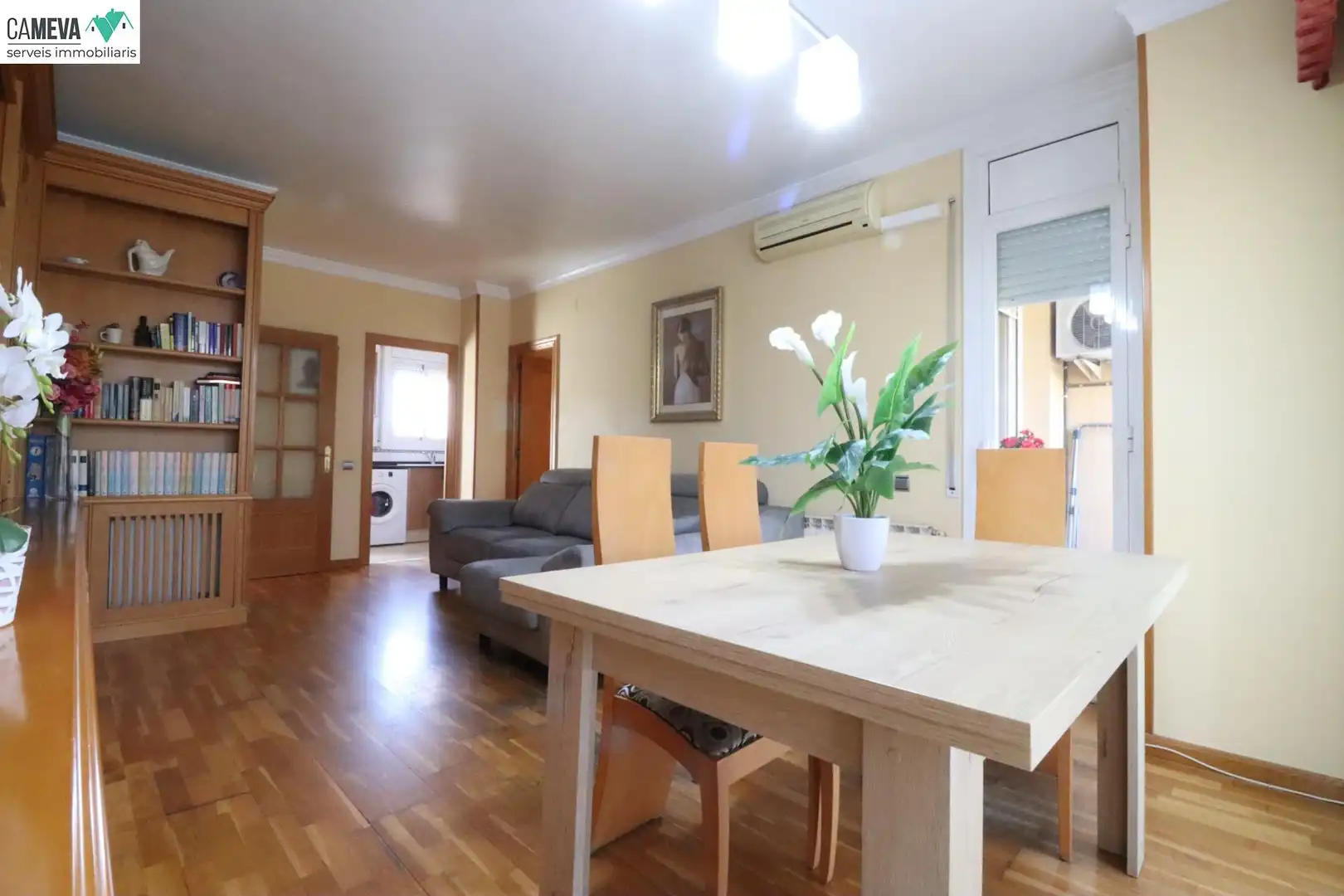 Sala de estar de Piso en venta en Sabadell con Aire acondicionado, Calefacción y Parquet