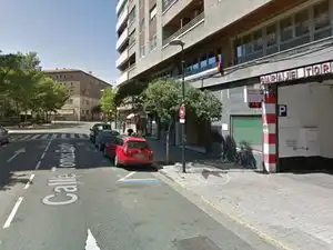Vista exterior de Garatge de lloguer en Zaragoza