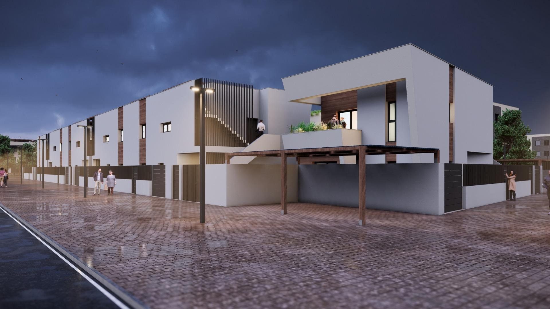 Exterior view of House or chalet for sale in Torre-Pacheco  with Air Conditioner, Terrace and Swimming Pool
